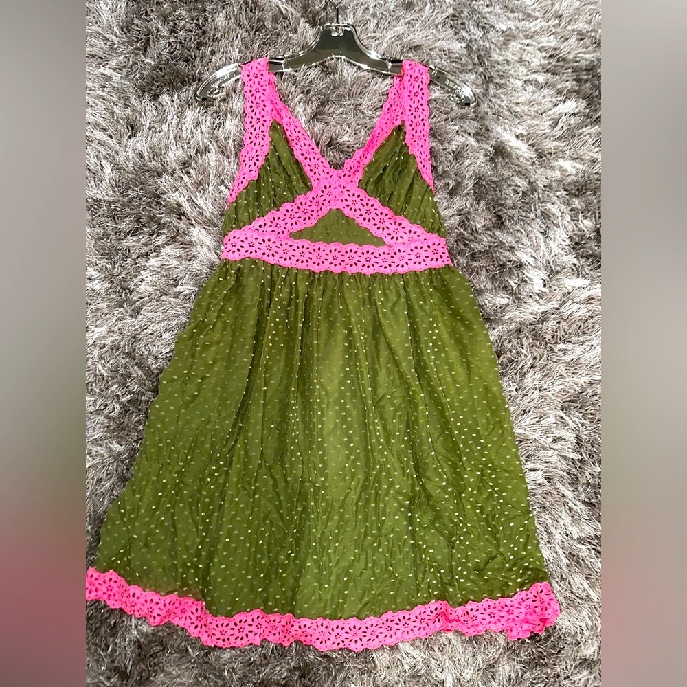 Betsey Johnson vintage baby doll dress with slip underlay. Woman’s size 4 💕💕